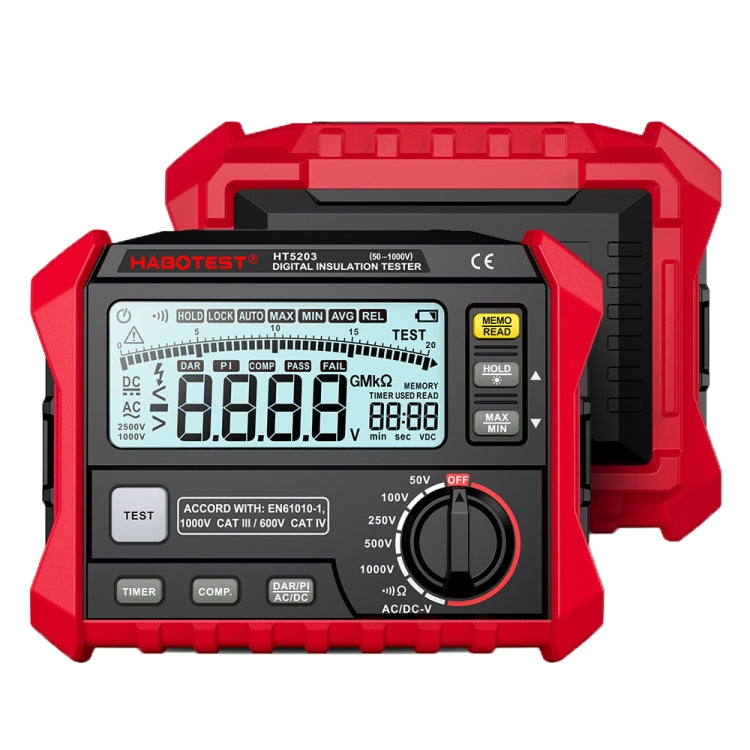 HABOTEST HT5203 Tester per resistenza di isolamento, HT5203 HABOTEST HT5203 Tester per resistenza di isolamento, HT5203